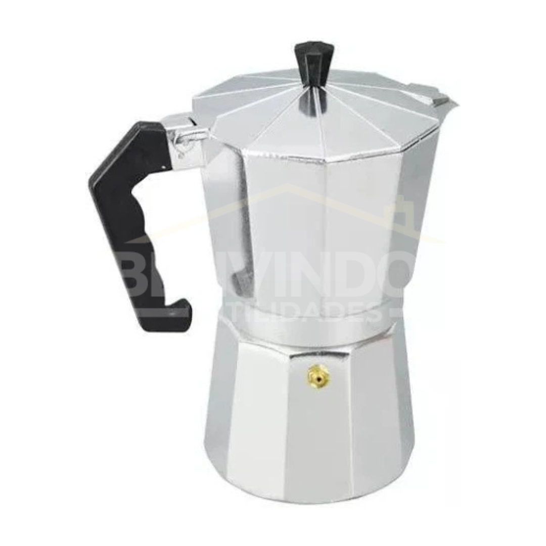 Cafeteira italiana 6 xicaras aluminio