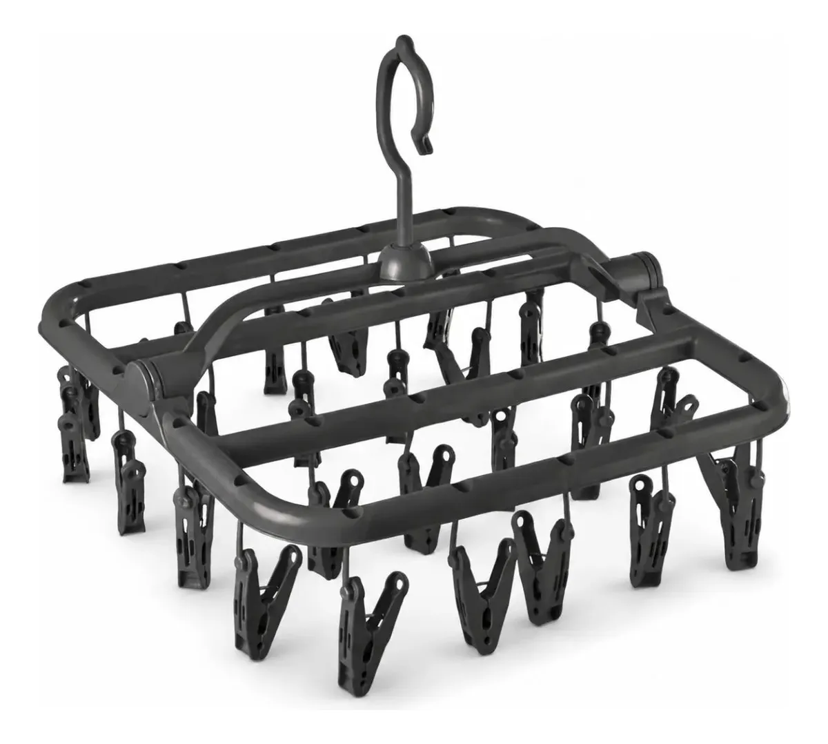 Varal Premium 26 Prendedores Preto Lig Brin