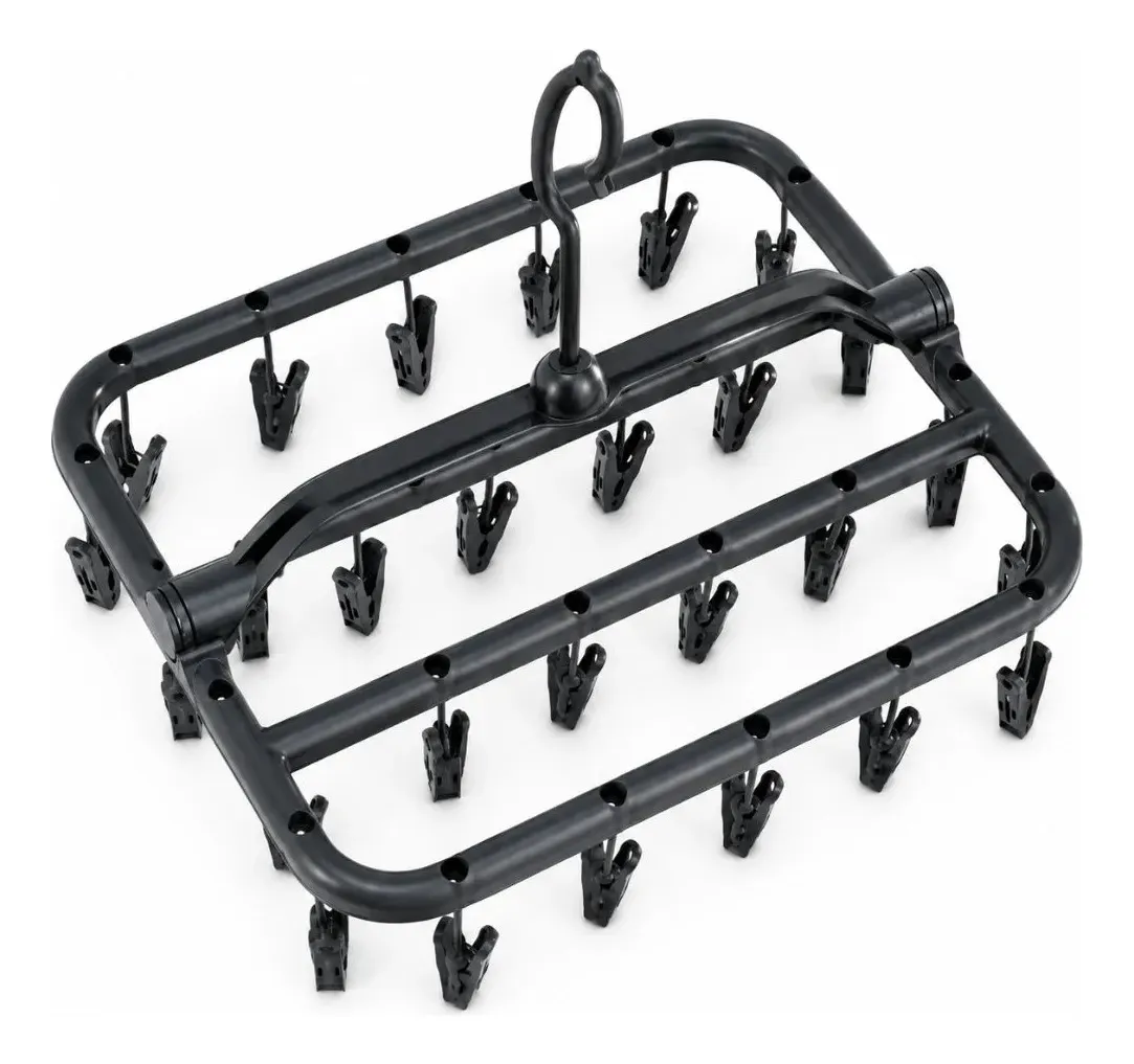 Varal Premium 26 Prendedores Preto Lig Brin