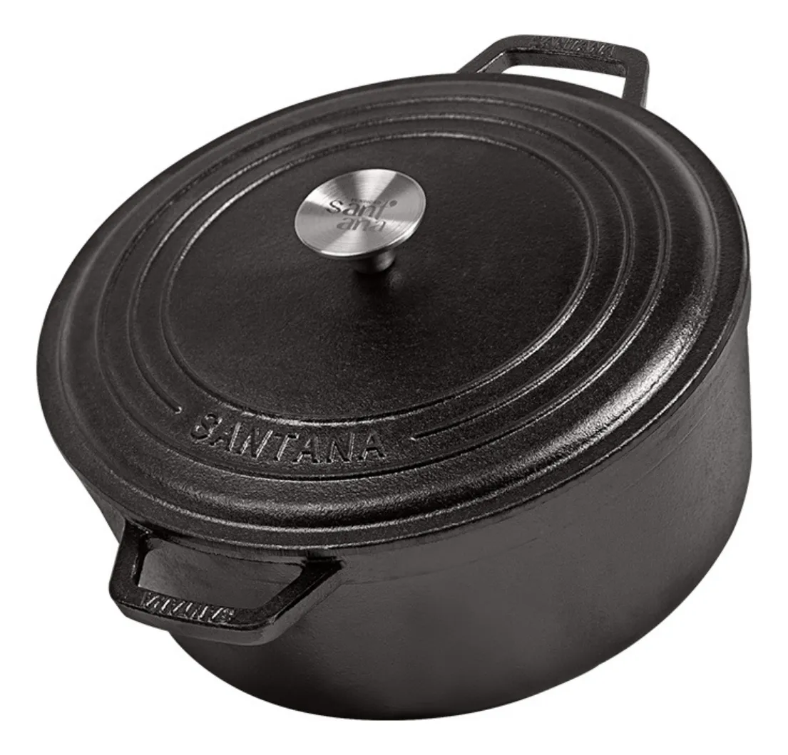 Caçarola Ferro Fundido 18 cm 1,6 L com 2 Alças