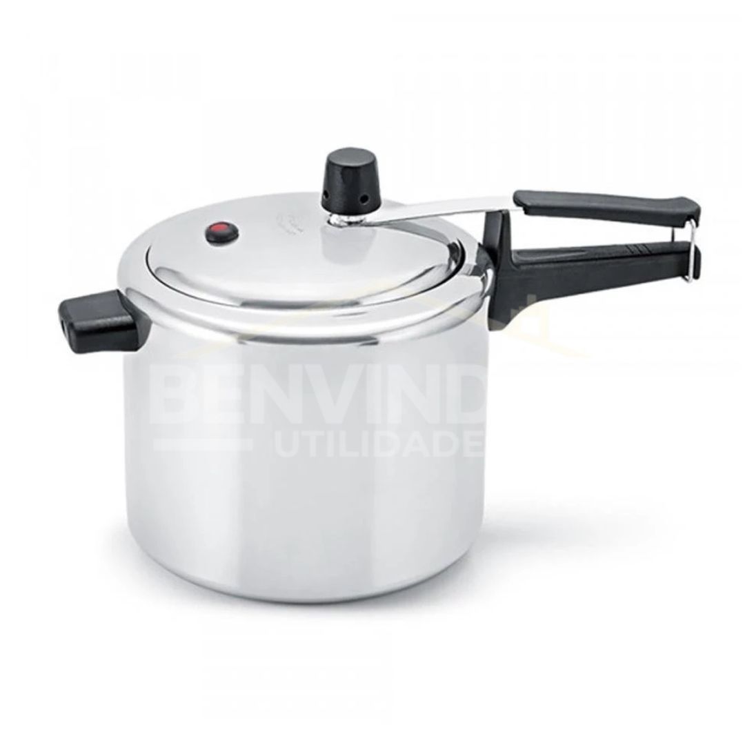 Panela de Pressão 4,5 Litros Alumínio Polido Fechamento Interno Classic - Panelux