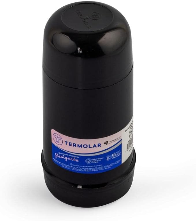 Garrafa Térmica Minigarbo 250ml Preta Termolar
